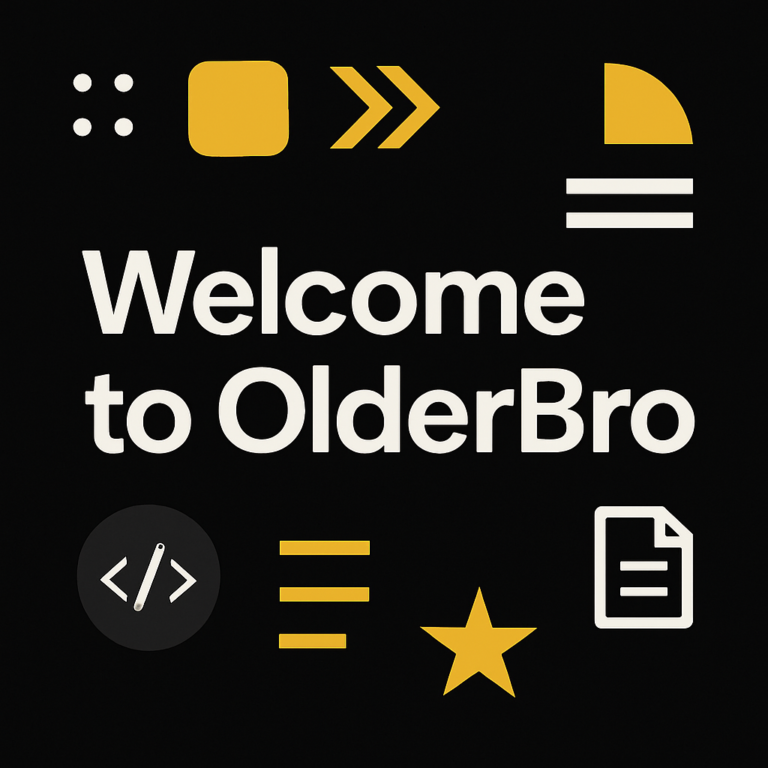 Welcome to OlderBro: More Than Just a Web Agency
