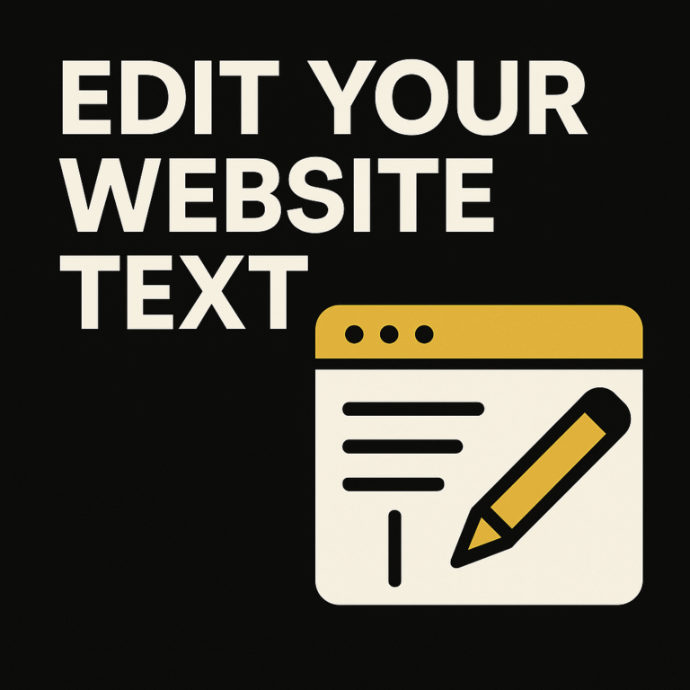 How to Edit Text on Your Website: Step-by-Step Guide